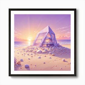 House On The Beach1 Art Print