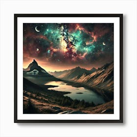 Galaxy In The Sky 13 Art Print