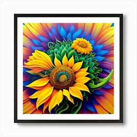 Sunflowers 14 Art Print