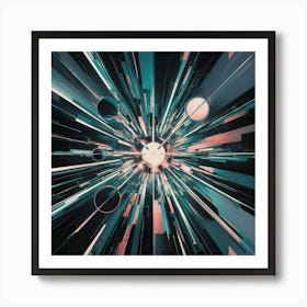 Abstract Space Art Print
