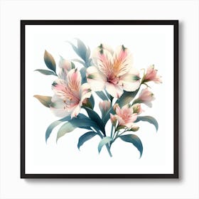 Alstroemeria 4 Art Print