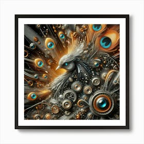 Peacock 5 Art Print