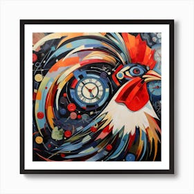 Rooster 4 Art Print