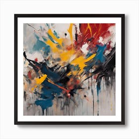 Abstract Painting D Art Print