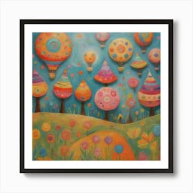 Hot Air Balloons 9 Art Print