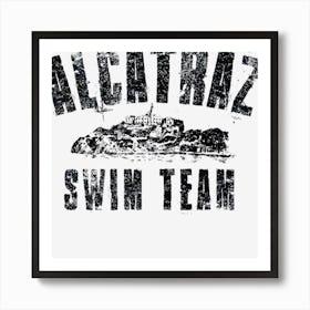 Alcatraz Swim Team Art Print