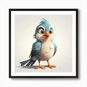 Blue Bird Art Print