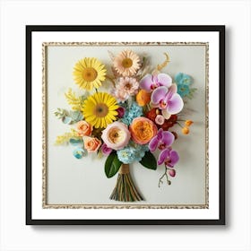 Bouquet Of Flowers Art Print