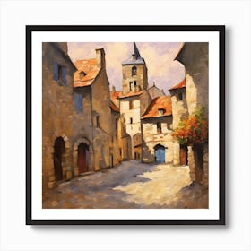 Street In France Art Print