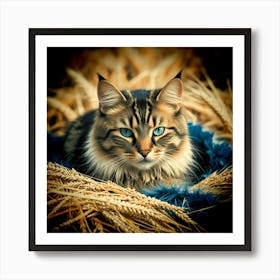 Cat In Hay 1 Poster