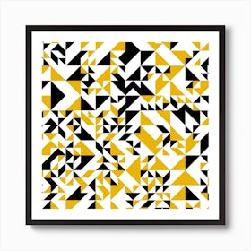 Abstract Triangles 4 Art Print