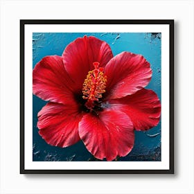 Hibiscus Flower Art Print