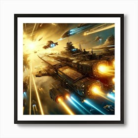 Solar Navy Converted Art Print