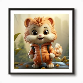 Cute Teddy Bear 11 Art Print