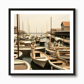 The Old Marina ~Reality Reimagined 5 Art Print