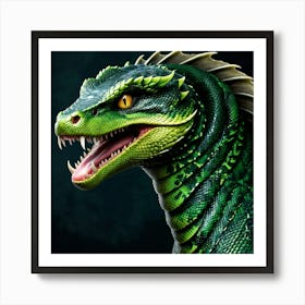 Green Dragon 4 Art Print