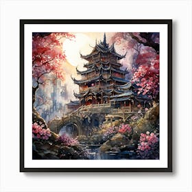 Chinese Pagoda 1 Art Print