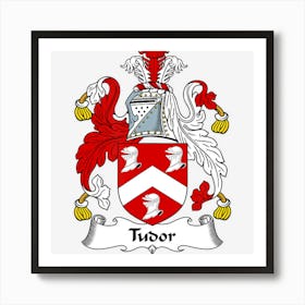 Tudor Coat Of Arms Family Cres Poster