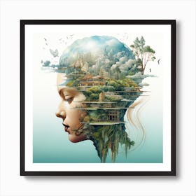 Clear Mind Abstract Thoughts 5 Art Print