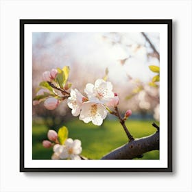 Blossoming Cherry Tree 4 Art Print