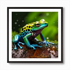 Colorful Frog Art Print