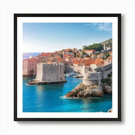 Old Town Of Dubrovnik Art Print