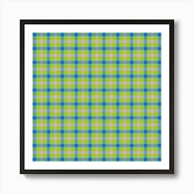 Plaid Pattern 13 Art Print