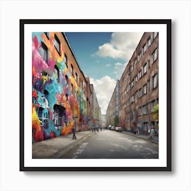 Street In Berlin Art Print