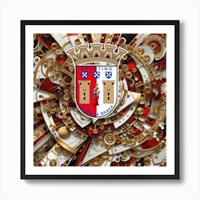 S.C. Braga Logo Wall Art 7 Art Print