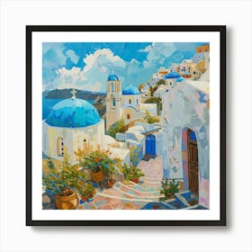 Santorini 7 Art Print