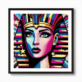 Pop Pharaoh Kheprensut Art Print