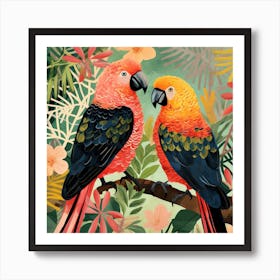 Bird In Nature Parrot 2 Art Print