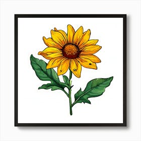 Sunflower 3 Art Print