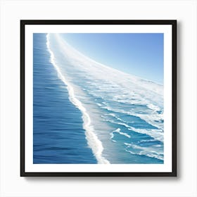 Ocean - Ocean Stock Videos & Royalty-Free Footage Art Print