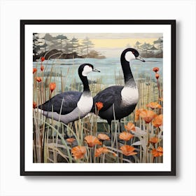 Bird In Nature Coot 4 Art Print