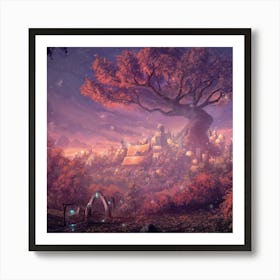 Forest Fantasy Artwork Yv 1024x1024 1 Art Print