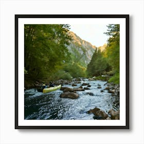 Firefly River, Landscapes, Trekking, Kayak, Water, Mountain, Rafting, Adventure, Nature, Exploration (9) Art Print