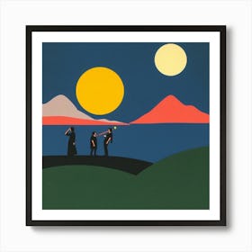 'Sunrise' 4 Art Print