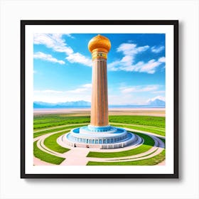 Kazakhstan Monument Art Print