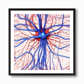 Neuron Stock Videos & Royalty-Free Footage Art Print