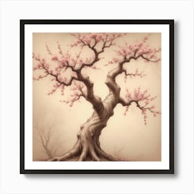 An Enchanting Cherry Tree Art Print