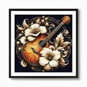 Acoustic Guitar Art Print