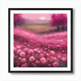 Pink Blossoms Art Print