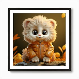 Cute Teddy Bear 4 Art Print