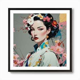 Asian Woman Art Print