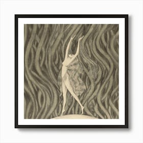 Dancer In The Forest Art Print