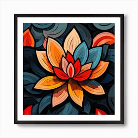 Lotus Flower 8 Art Print