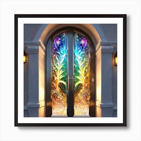 Glass Door Art Print