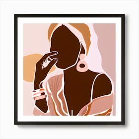 Portrait Of A Woman 7 Art Print