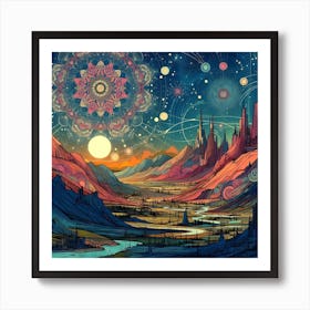 Land Of Fantasy 4 Art Print